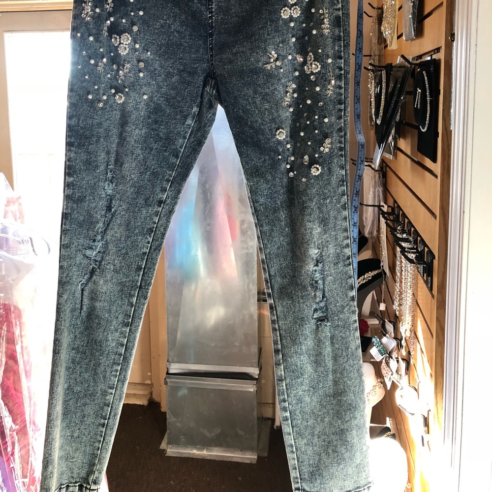 Jean leggings